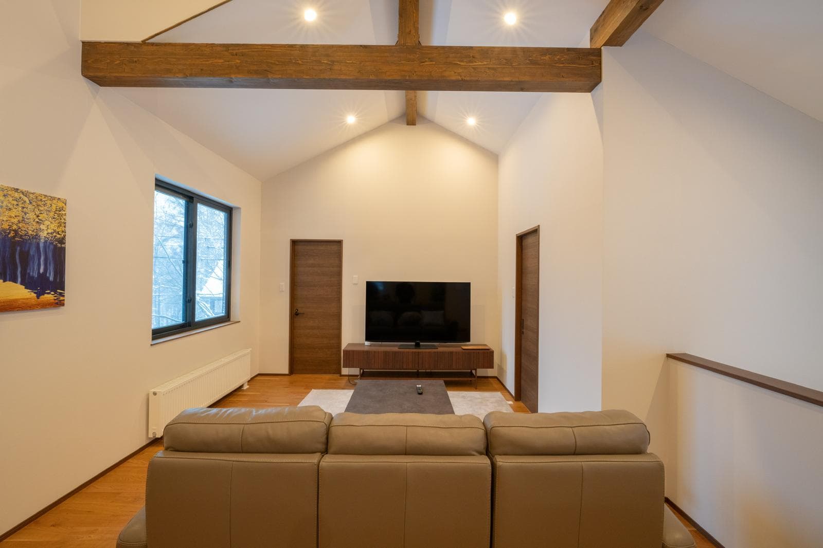 Upstairs living