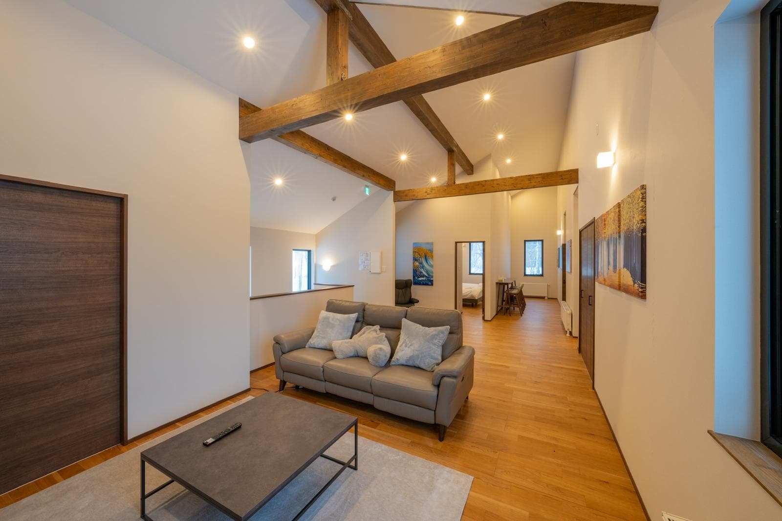 Upstairs living